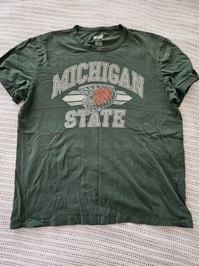 Tailgate Michigan State Green Graphic Short-Sleeve Tee